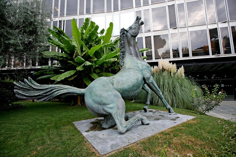 Cavallo Rai viale Mazzini