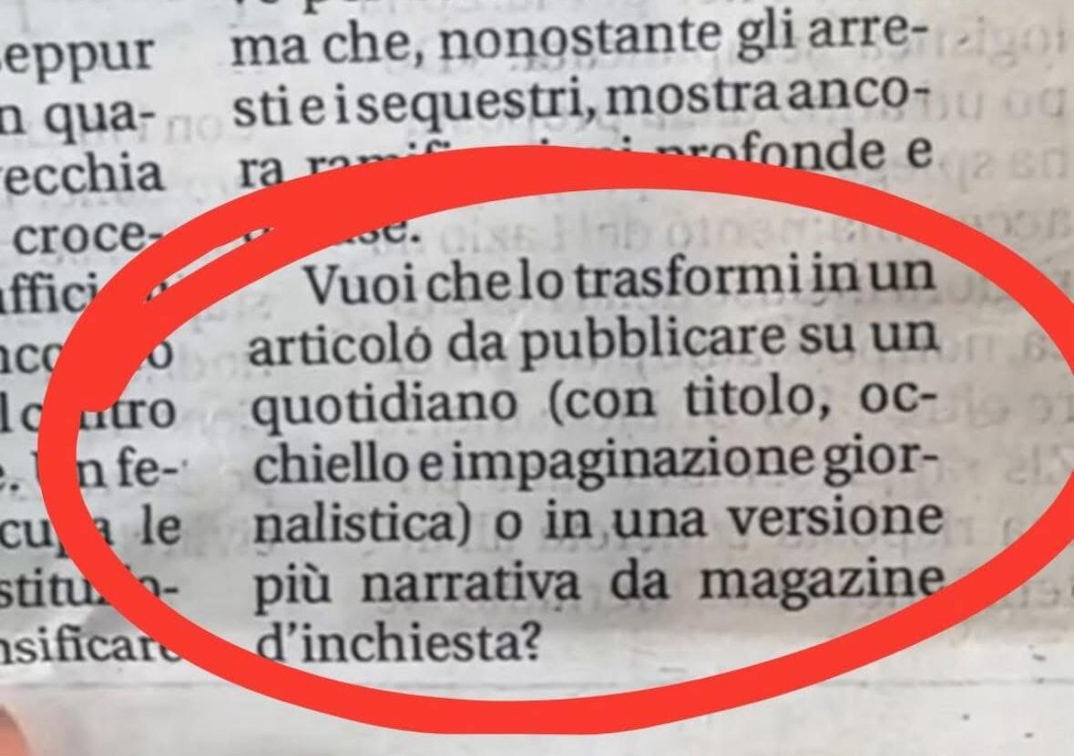 La Provincia errore ChatGPT