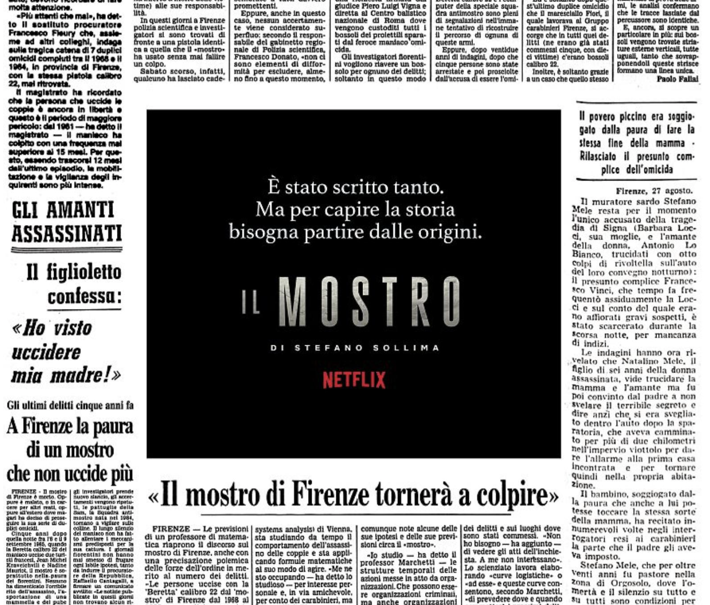 Pubblicità Netflix Il Mostro
