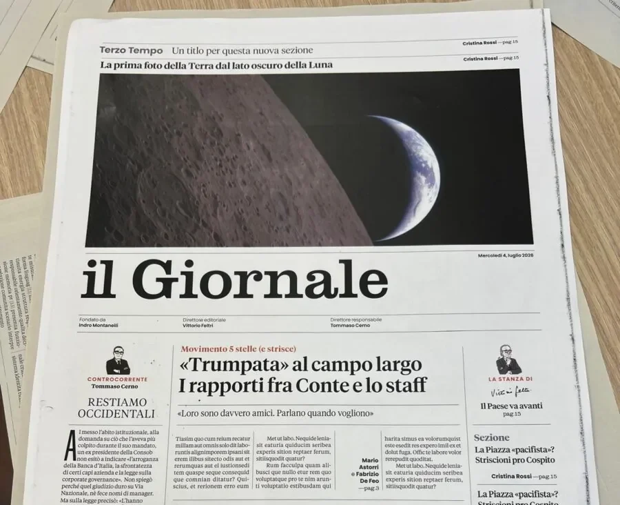 Nuova grafica Il Giornale
