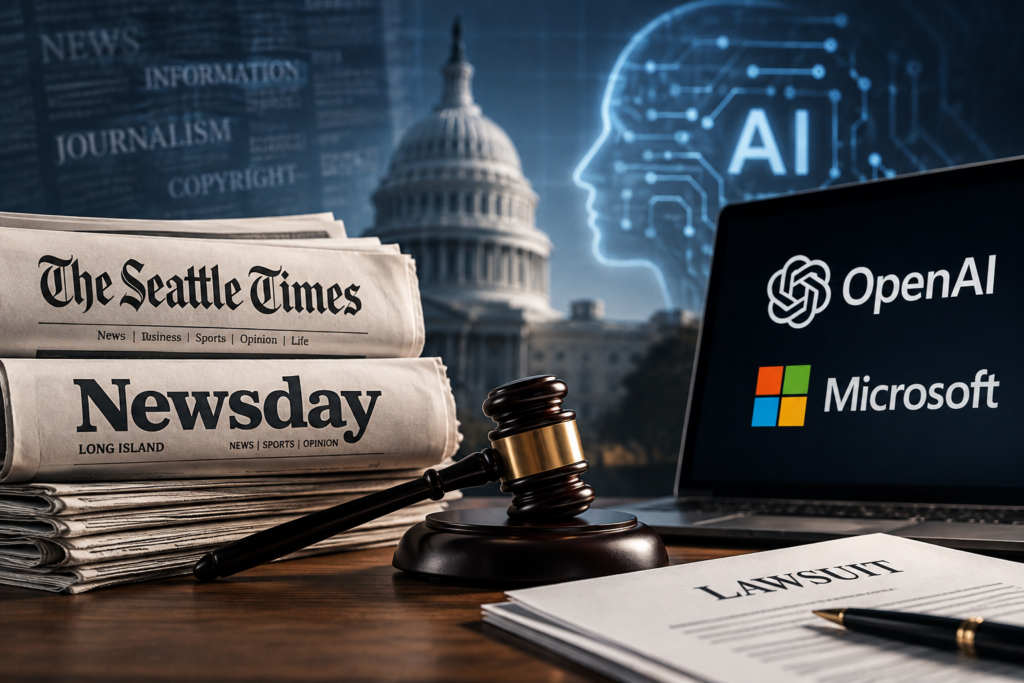 Seattle Times e Newsday portano OpenAI e Microsoft in tribunale