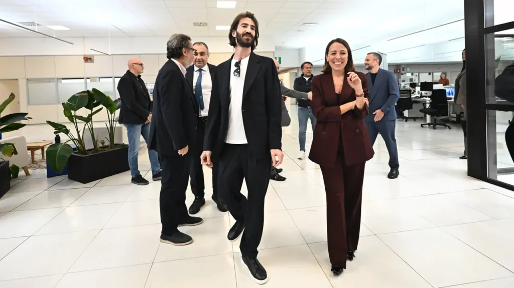 Da sinistra: Mario Orfeo, Gabriele Benedetto, Leonardo Maria Del Vecchio e Agnese Pini